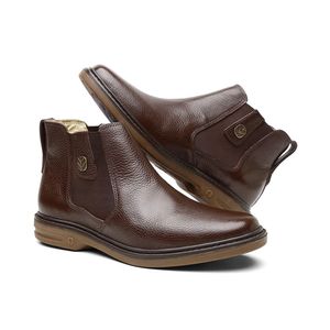 Botina Varsi em Couro Floater Brown - New Holland ENH2277439